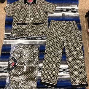 Supreme satin pajama set